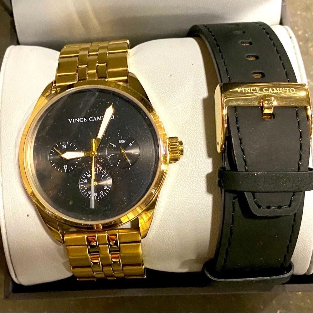 Vince Camuto Multi Strap Men`s Watch